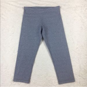 Lululemon cropped grey leggings size 6